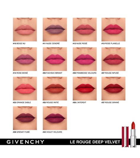 le rouge mat givenchy|le rouge deep velvet Givenchy.